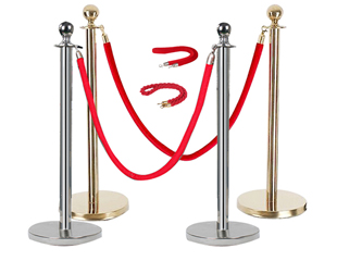 Köteles kordonoszlop bérlés