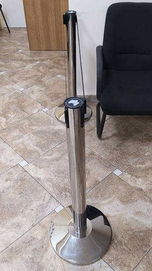 XL szalagos kordonoszlop