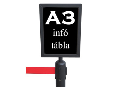 A3 információs tábla